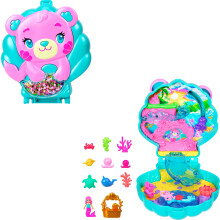 Polly Pocket - Glitter Island Set - Mini-Figure and Animals - Polly Pocket - JCB16