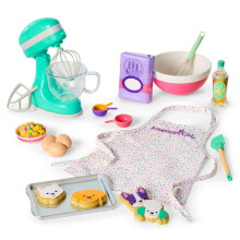 American Girl Summer McKinny Girl of The Year 2025 Accesorios para hornear para muecas de 18 pulgadas con accesorios para hornear Comida simulad