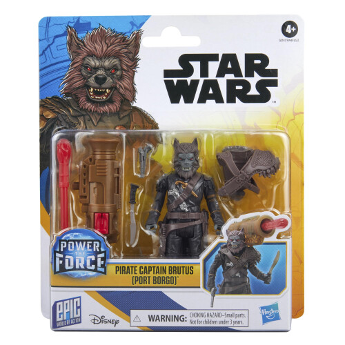 Star Wars STAR WARS Mundo Épico de Ação SM-33, Figura de Ação de 4 Polegadas & 2 Acessórios, Brinquedos Skeleton Crew 1