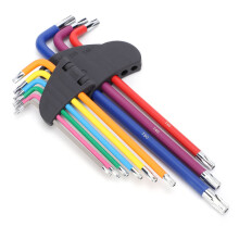 9PCS Star Hex Socket Wrench Set Super Long Multicolor Hex Key Tools for Repairs