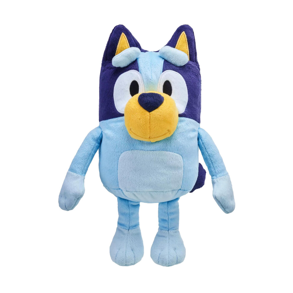 Bluey Sound Effects Talking Stuffed Plush, 13” Soft Musical Toys, Interactive Stuffed Animal With 9 Different Phrases, Musical Toys For Kids