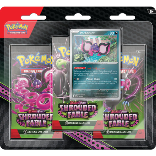 Pokémon POKEMON TCG: SCARLET E VIOLET SHROUDED FABLE TRE PACCHI