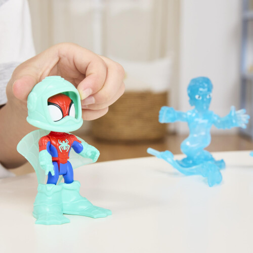 SPIDEY E SEUS AMIGOS MARVEL Brinquedos Water-Webs Spidey & Hydro-Man, Figuras de Ação de 3 Polegadas 2