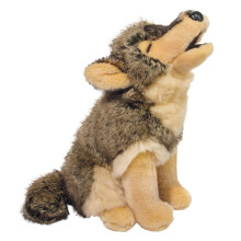 Douglas Raina - Peluche de lobo aullando