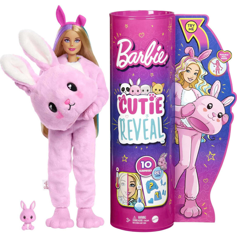 Barbie Cutie Reveal Bunny Costume Doll