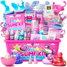 Unicorn Slime Kit Create Unicorn Slime for Girls and Glow in The Dark Unicorn Slime for Kids Magical Birthday Gift Idea