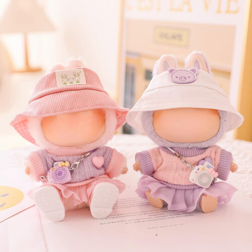 Conjunto de Roupas para Boneca 17cm (Sem Boneca), 5 Peças para Bonecas de 6.7inch 1