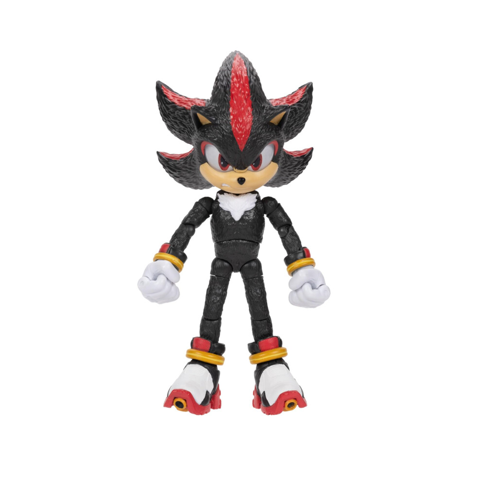 New Sonic The Hedgehog Boys Sonic 3 Movie Action Figures 5-Inch Shadow Collector Toy Figure Highly Articulated For Girls - Officially Licensed 3 Movie P 424044