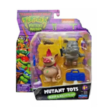 Teenage Mutant Ninja Turtles: Mutant Mayhem Bebop & Rocksteady Mini Figuren Set - 2pk