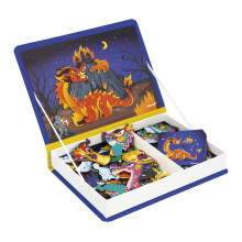 Janod: Magneti'Book Dragons - Plush Soft Toy