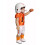 Uniforme de Futebol Laranja e Preto 6pc para Bonecas de 18 Polegadas | Qualidade Premium 4