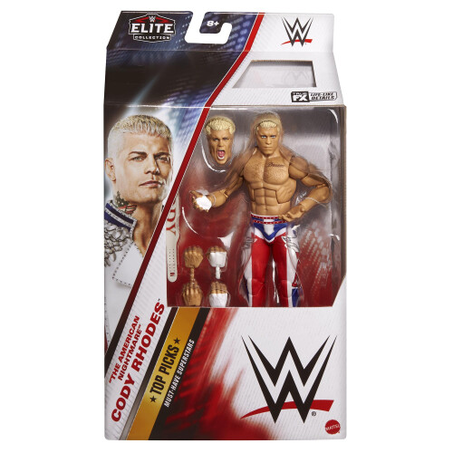WWE WWE Cody Rhodes (RWB) Elite Topvalg 2025 (Wave 4)