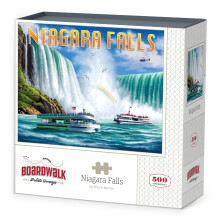 Boardwalk Puzzles Niagara Falls 500-delige puzzel voor volwassenen gemaakt in de VS