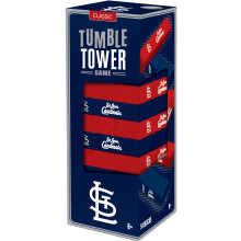 MasterPieces Game Day - MLB St. Louis Cardinals - Blocchi di vero legno Tumble Tower con licenza ufficiale