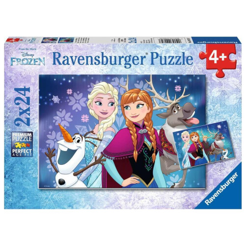 Ravensburger Puzzle Ravensburger Frozen (2 x 24 Pezzi)
