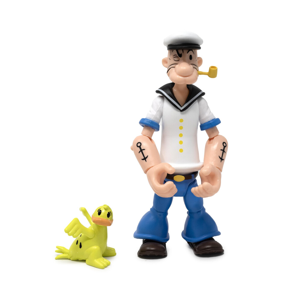 Photos - Action Figures / Transformers Boss Fight Studio Popeye The Sailor Man First Appearance White Shirt Action Figure - Highly Articulated Collectible and Cust