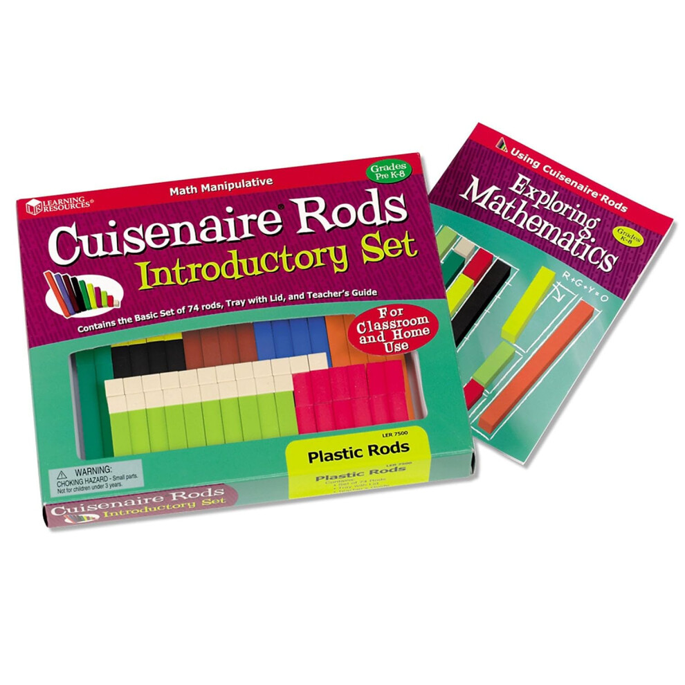 Learning Resources Cuisenaire Rods Intro Set 74/Pk Plastic