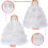 BLIJOLA Vestido de Casamento Branco com Véu e Roupa de Festa Rosa para Boneca de 11,5 Polegadas 4