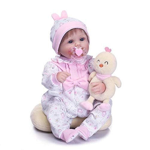 2Pcs Medylove Roupas para Bonecas Reborn 16-18 polegadas Conjunto Rosa de 17 polegadas 1