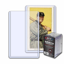 BCW Tabak-Karten Toploader - 25er Pack | Mini-Karten Protector für Topps T205, T206, Allen & Ginter | Kartenlagerung für Sammler
