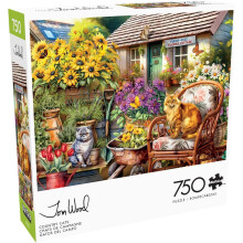 Buffalo Games - Tom Wood - Country Cats - Legpuzzel van 750 stukjes voor volwassenen - Uitdagende puzzel Perfect voor game-avonden - Afgewerkt formaa