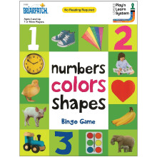 First 100 Numbers, Colors And Shapes Bingo- - Board Game