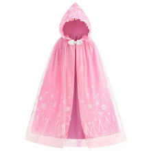 Hulaha Piger Elsa Cape B?rn Legekappe Kostume Piger Queen Princess Cape Pink 5-7 ?r