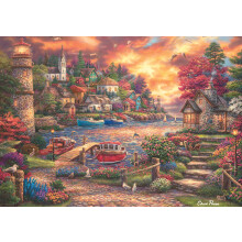 Buffalo Games - Oro - Chuck Pinson - This Side of The Sea - Puzzle da 500 pezzi per adulti - Puzzle impegnativo perfetto per le serate di gioco