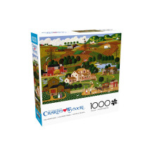 Buffalo Games - Charles Wysocki - Old Homestead - Puzzel van 1000 stukjes - Uitdagende puzzel Perfect voor game-avonden - Afgewerkt formaat is 26,75