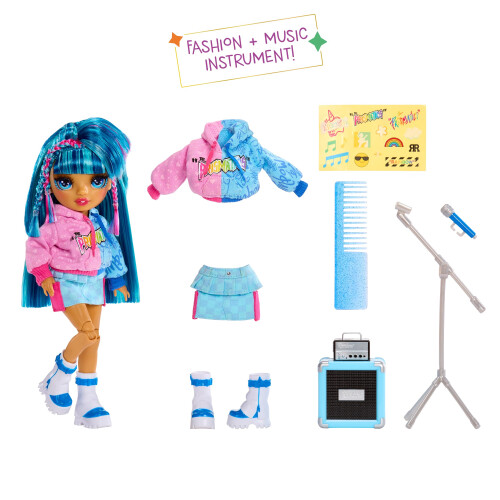 NEW Rainbow High Junior High Rock Band doll - Skyler 1