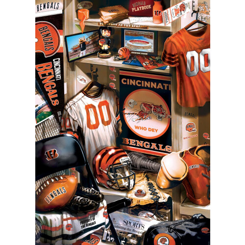 Quebra-Cabeça MasterPieces Game Day 500 Peças - NFL Cincinnati Bengals - 15"x21 1