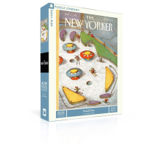 New York Puzzle Company - New Yorker Pinball Piste - Puzzle da 500 pezzi per serate di gioco in famiglia di John O'Brien