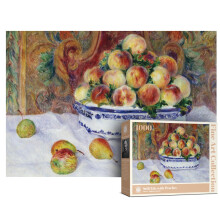 Antilope - Puzzle da 1000 pezzi per adulti Natura morta con pesche di Pierre-Auguste Renoir - Puzzle con licenza ufficiale 1000 pezzi Finitura op