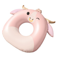 BigMouth x Squishmallows Squishmallows Howland The Cow 36 Tommer Ring Pool Float - Yndig oppustelig til afslapning og spr?jt - Bl?d holdbar og ne