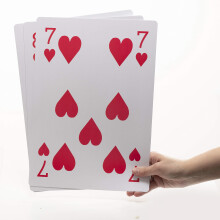 Prextex Jumbo-spillekort - Full Deck Poker - K?mpe-kort sjov for alle aldre! - St?rrelse 8,5 x 11 tommer