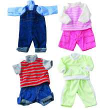 Constructive Playthings-GAN-61 Roupas Laváveis para Bonecas de 30-36 cm, Conjunto de 4 Trajes