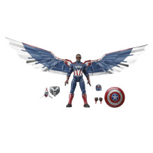 Marvel Legends Series Kapitan Ameryka Kolekcjonerska Kapitan Ameryka: Brave New World Deluxe 6-calowa figurka