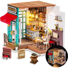 Robotime DIY Miniature Shop Model Kit (Simon's Coffee)