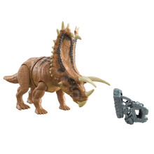 Mattel Jurassic World Mega Destroyers dinoszaurusz akcifigura Pentaceratops dinjtk Attack Motion s Breakaway tartozkkal