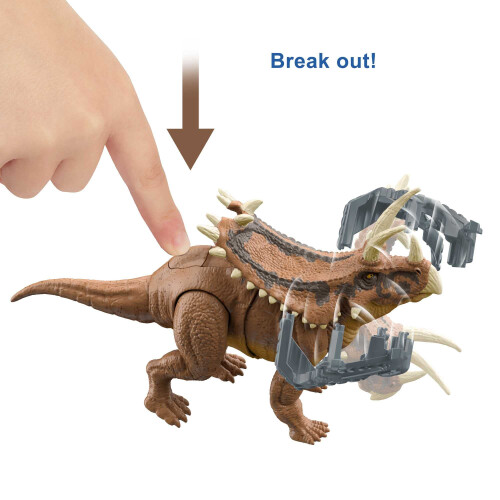 Mattel Mattel Jurassic World Mega Destroyers Δράκος Πεντακεράτωψ με Κίνηση Επίθεσης 1