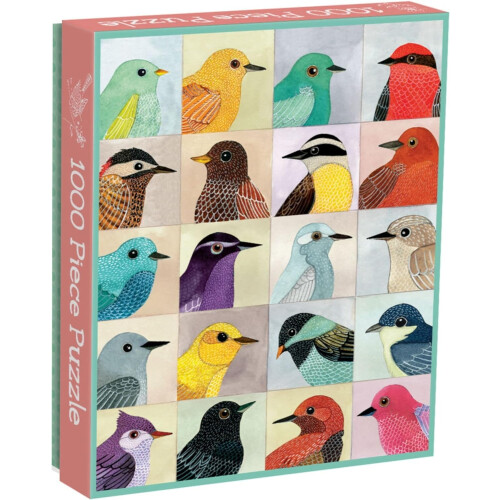 Galison Avian Friends Puzzle da 1000 pezzi multicolore 1 EA