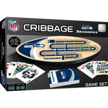MasterPieces Game Day - NFL Seattle Seahawks - Officially Licensed Team Logo Cribbage Game 14" x 40"