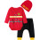 COSLAND Costume da Pompiere per Neonati, Rosso, Halloween 1