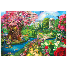 RoseArt - Kodak Premium - Spring Garden 2000 stukjes puzzel Alice in Wonderland puzzel voor volwassenen