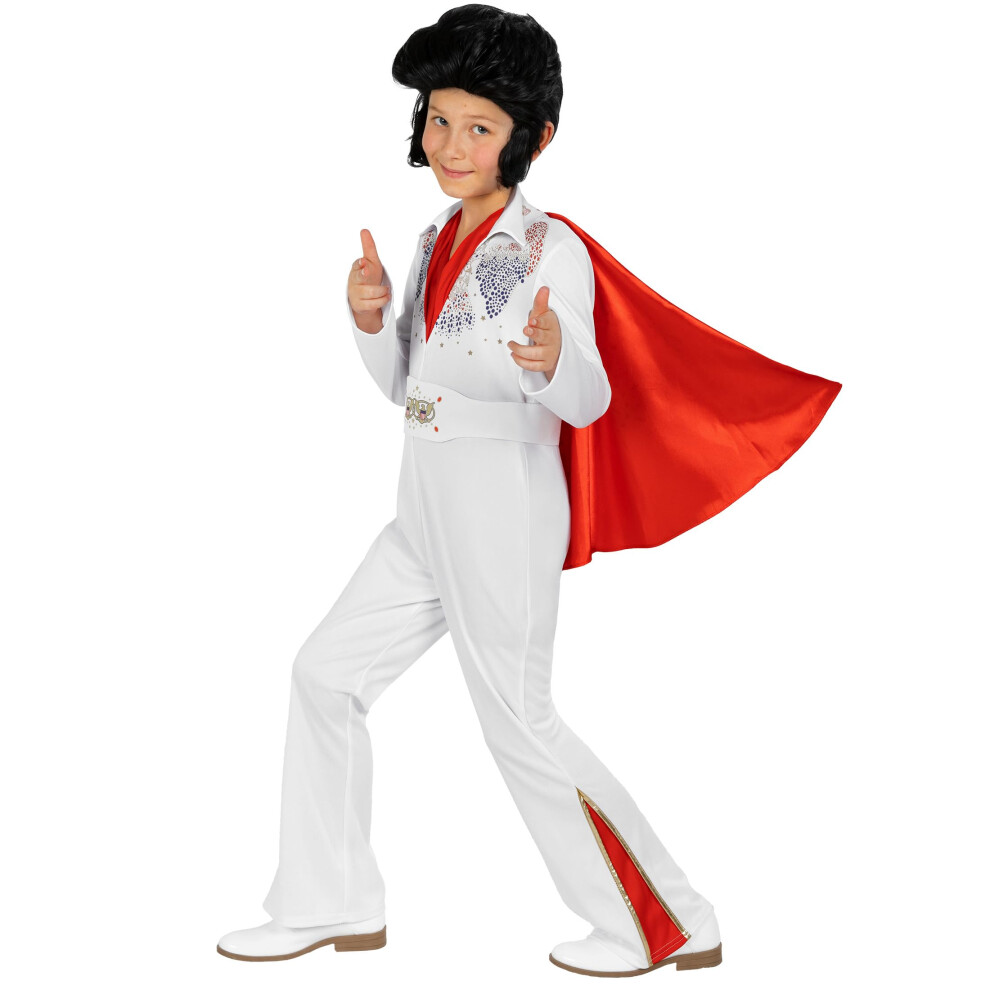 Photos - Fancy Dress Morph Vegas Rockstar Costume For Boys, The King Halloween Costumes For Boys, Disco Costume For Kids Halloween Costumes S MCK