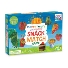World of Eric Carle The Very Hungry Caterpillar Snack Match Game - Cooperative Memory Board Game for Kids Ages 4+ 2-6 Players 3-D Leaf Board & 3