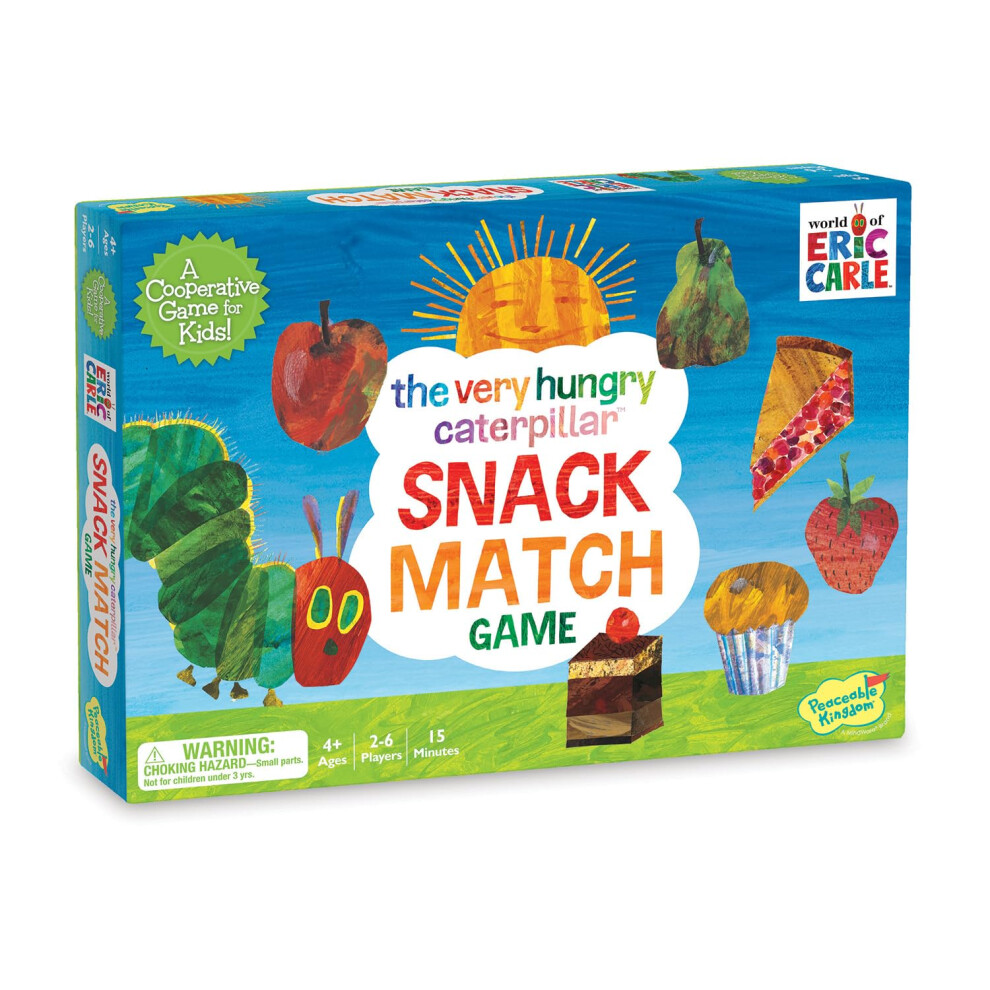 Photos - Board Game World of Eric Carle The Very Hungry Caterpillar Snack Match Game - Cooperative Memory  for Kids Ages 4+ 2-6 Player