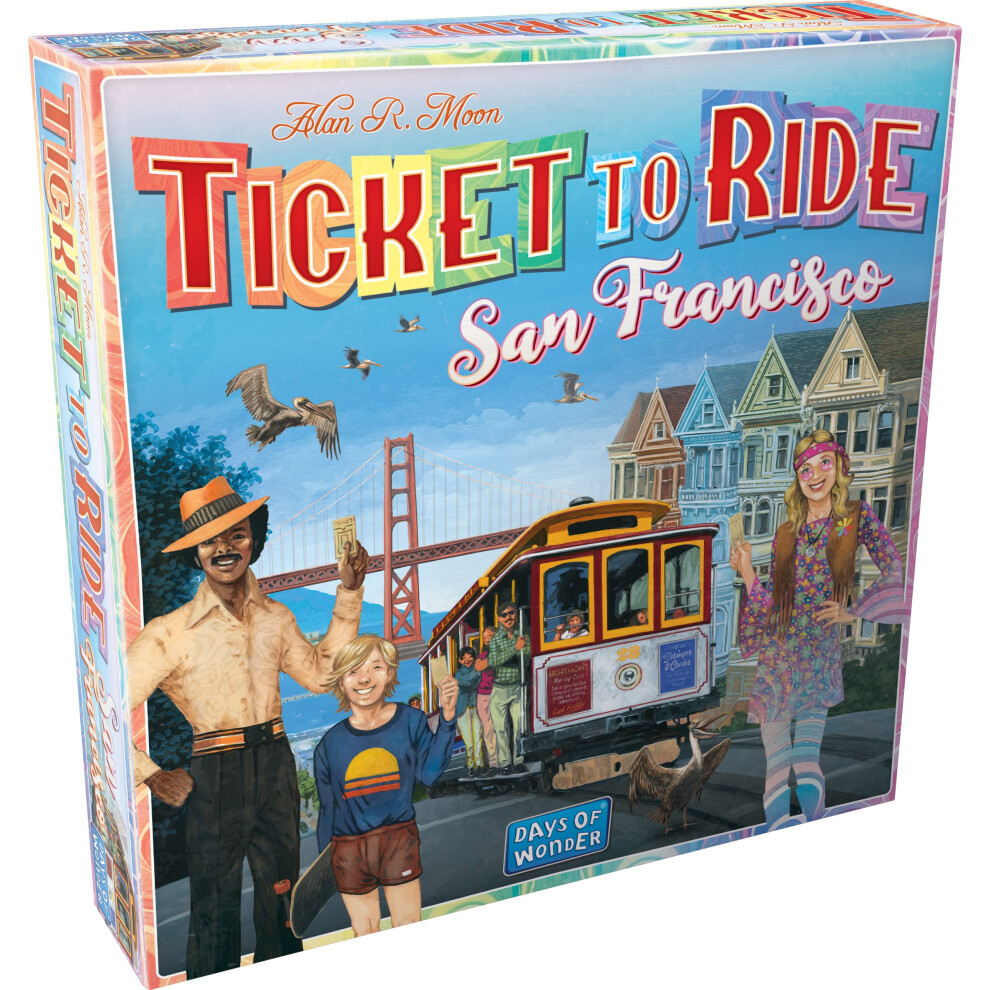 Asmodee Days Of Wonder Ticket To Ride: San Francisco