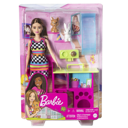 Barbie Boneca Barbie Mattel com Animais Multi-Cores (HGM62) 2