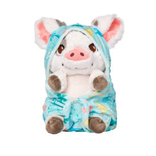 Offici?le babycollectie van Disney Store: Pua-knuffel in inbakerdoek met gedetailleerde pluche kenmerken - Officieel Soft_Toy - Knuffels voor bab